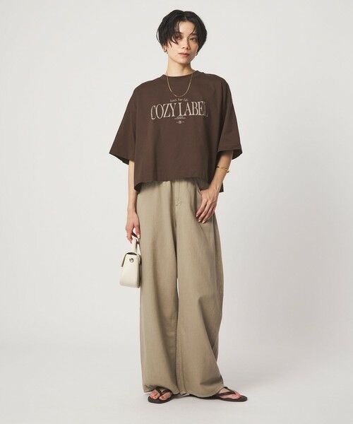 green label relaxing / グリーンレーベル リラクシング Tシャツ | バック タック ロゴ Tシャツ | 詳細15