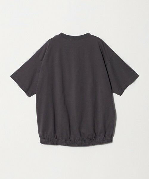 green label relaxing / グリーンレーベル リラクシング カットソー | ヘムギャザー ロゴ Tシャツ | 詳細20