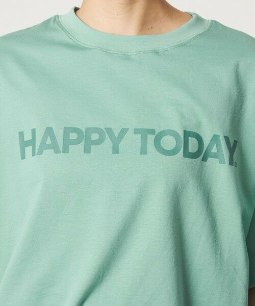 green label relaxing / グリーンレーベル リラクシング カットソー | ヘムギャザー ロゴ Tシャツ | 詳細29