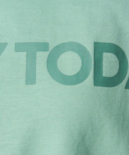 green label relaxing / グリーンレーベル リラクシング カットソー | ヘムギャザー ロゴ Tシャツ | 詳細30