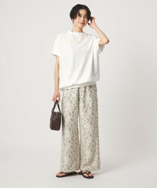 green label relaxing / グリーンレーベル リラクシング Tシャツ | ガーゼテンジク フォルム Tシャツ | 詳細3