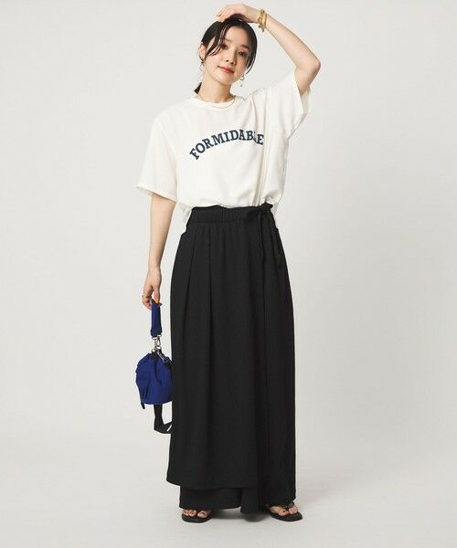 green label relaxing / グリーンレーベル リラクシング カットソー | 【WEB限定】＜at ease＞ジョーゼット プリント カットソー  吸水速乾 | 詳細6