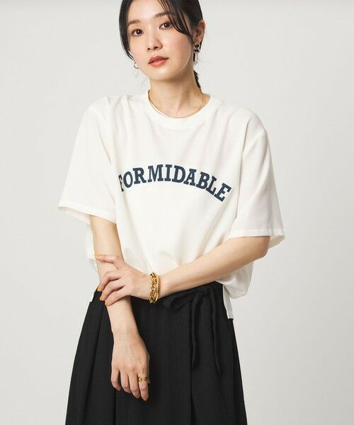green label relaxing / グリーンレーベル リラクシング カットソー | 【WEB限定】＜at ease＞ジョーゼット プリント カットソー  吸水速乾 | 詳細1