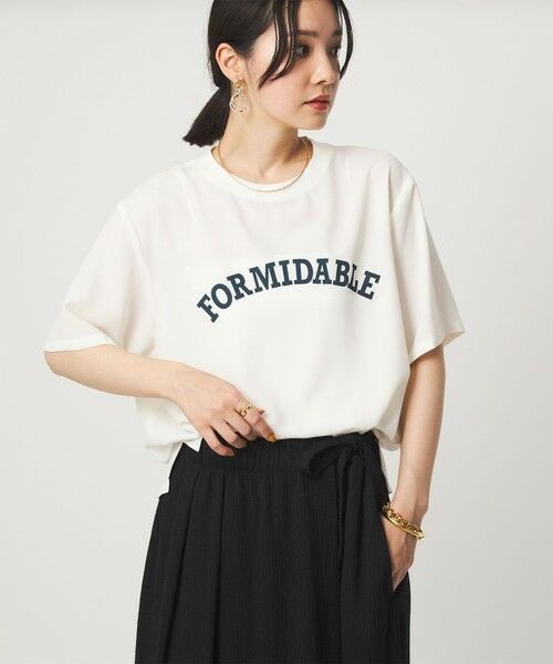 green label relaxing / グリーンレーベル リラクシング カットソー | 【WEB限定】＜at ease＞ジョーゼット プリント カットソー  吸水速乾 | 詳細3