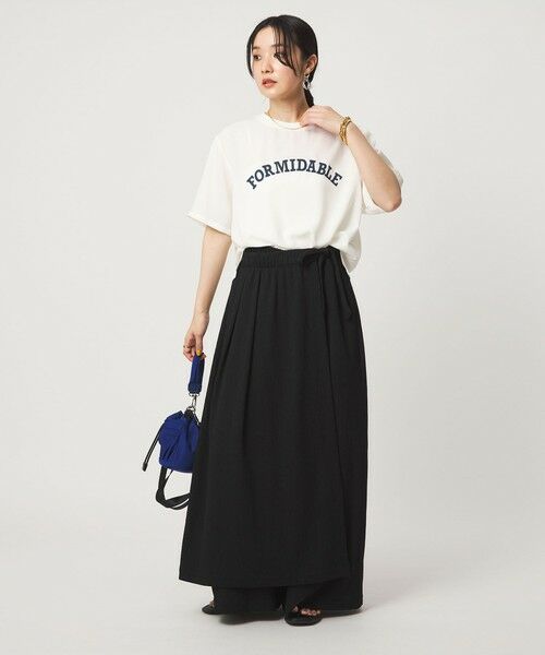 green label relaxing / グリーンレーベル リラクシング カットソー | 【WEB限定】＜at ease＞ジョーゼット プリント カットソー  吸水速乾 | 詳細5