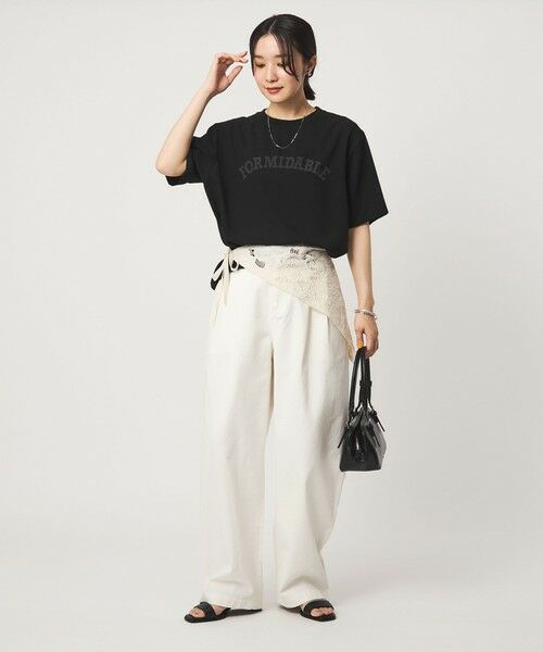 green label relaxing / グリーンレーベル リラクシング カットソー | 【WEB限定】＜at ease＞ジョーゼット プリント カットソー  吸水速乾 | 詳細11