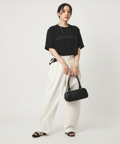 green label relaxing / グリーンレーベル リラクシング カットソー | 【WEB限定】＜at ease＞ジョーゼット プリント カットソー  吸水速乾 | 詳細12