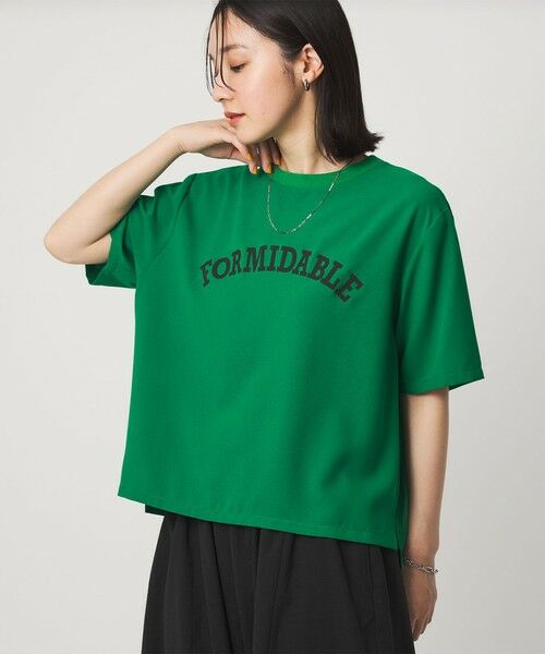 green label relaxing / グリーンレーベル リラクシング カットソー | 【WEB限定】＜at ease＞ジョーゼット プリント カットソー  吸水速乾 | 詳細20