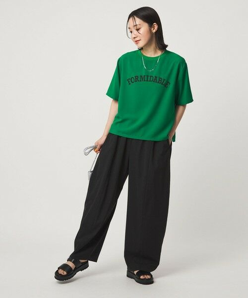 green label relaxing / グリーンレーベル リラクシング カットソー | 【WEB限定】＜at ease＞ジョーゼット プリント カットソー  吸水速乾 | 詳細22