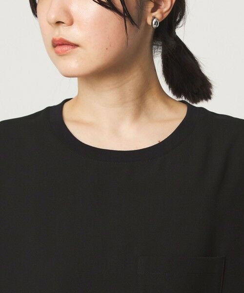 green label relaxing / グリーンレーベル リラクシング カットソー | 【WEB限定】＜at ease＞ジョーゼット カットソー 吸水速乾 | 詳細13