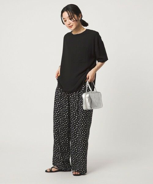green label relaxing / グリーンレーベル リラクシング カットソー | 【WEB限定】＜at ease＞ジョーゼット カットソー 吸水速乾 | 詳細7