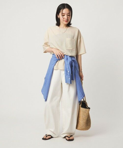 green label relaxing / グリーンレーベル リラクシング カットソー | 【WEB限定】＜at ease＞ジョーゼット カットソー 吸水速乾 | 詳細22