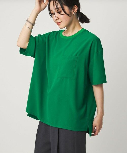 green label relaxing / グリーンレーベル リラクシング カットソー | 【WEB限定】＜at ease＞ジョーゼット カットソー 吸水速乾 | 詳細23