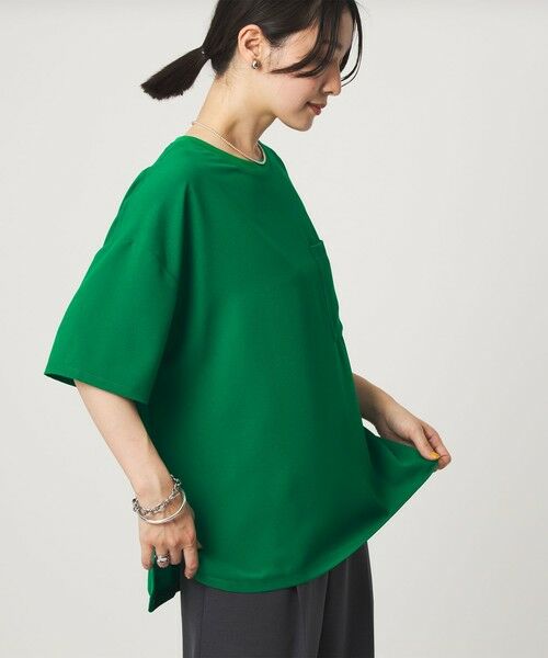 green label relaxing / グリーンレーベル リラクシング カットソー | 【WEB限定】＜at ease＞ジョーゼット カットソー 吸水速乾 | 詳細25