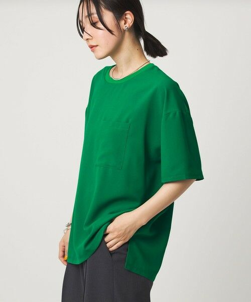green label relaxing / グリーンレーベル リラクシング カットソー | 【WEB限定】＜at ease＞ジョーゼット カットソー 吸水速乾 | 詳細26