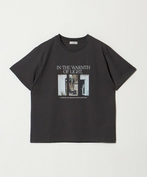 green label relaxing / グリーンレーベル リラクシング Tシャツ | アソートグラフィック ショートスリーブ TEE（DK.GRAY）