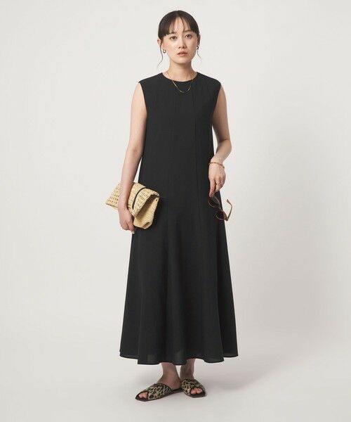 green label relaxing / グリーンレーベル リラクシング ロング・マキシ丈ワンピース | ［size SHORT/TALLあり］ドライクロス ワンピース マシンウォッシャブル 通気性 | 詳細2