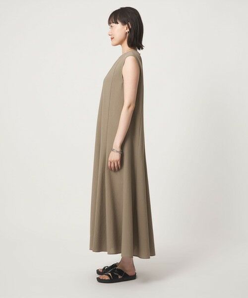 green label relaxing / グリーンレーベル リラクシング ロング・マキシ丈ワンピース | ［size SHORT/TALLあり］ドライクロス ワンピース マシンウォッシャブル 通気性 | 詳細14