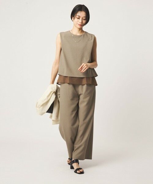 green label relaxing / グリーンレーベル リラクシング サロペット・オールインワン | 【結論シリーズ】ダブルフレアオールインワン［size SHORT/TALLあり］ | 詳細20