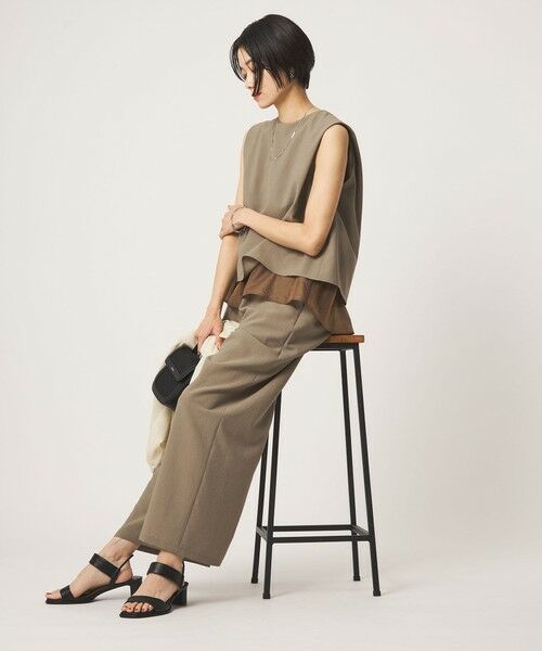 green label relaxing / グリーンレーベル リラクシング サロペット・オールインワン | 【結論シリーズ】ダブルフレアオールインワン［size SHORT/TALLあり］ | 詳細15