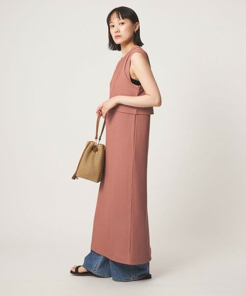 green label relaxing / グリーンレーベル リラクシング ロング・マキシ丈ワンピース | タンクトップ×ノースリーブ ワンピース セット | 詳細26