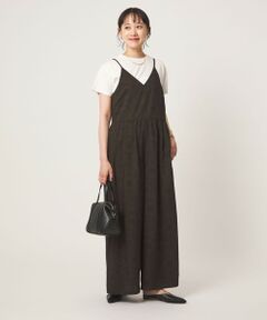 green label relaxing / グリーンレーベル リラクシング サロペット・オールインワン | スカーフプリント キャミソール オールインワン