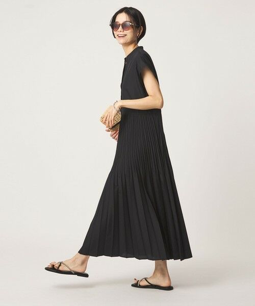 green label relaxing / グリーンレーベル リラクシング ロング・マキシ丈ワンピース | 【結論シリーズ】全方位映えプリーツワンピ［size SHORT/TALLあり］ | 詳細9