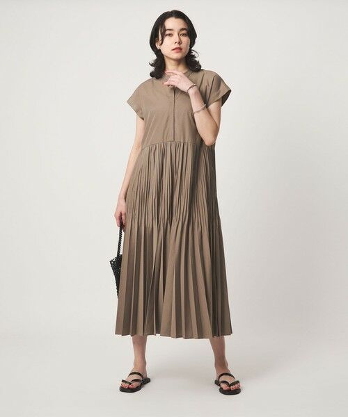 green label relaxing / グリーンレーベル リラクシング ロング・マキシ丈ワンピース | 【結論シリーズ】全方位映えプリーツワンピ［size SHORT/TALLあり］ | 詳細10