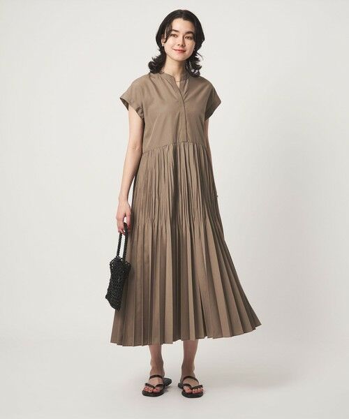green label relaxing / グリーンレーベル リラクシング ロング・マキシ丈ワンピース | 【結論シリーズ】全方位映えプリーツワンピ［size SHORT/TALLあり］ | 詳細11