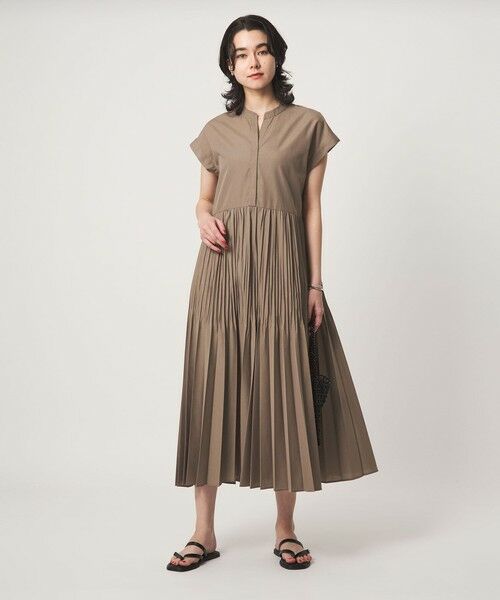 green label relaxing / グリーンレーベル リラクシング ロング・マキシ丈ワンピース | 【結論シリーズ】全方位映えプリーツワンピ［size SHORT/TALLあり］ | 詳細12