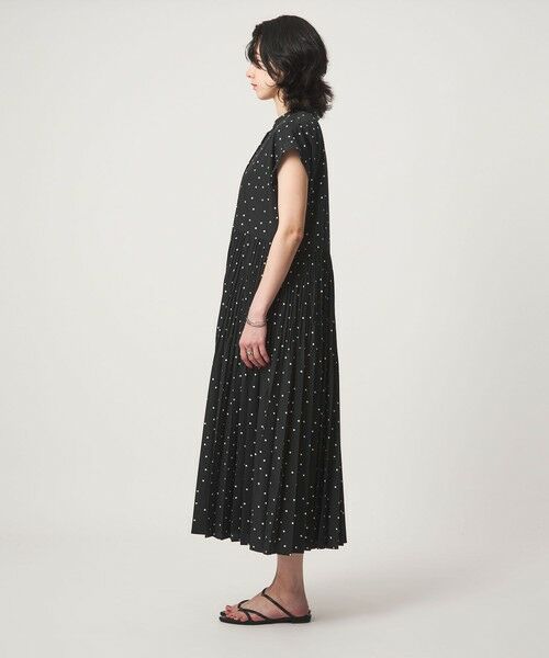 green label relaxing / グリーンレーベル リラクシング ロング・マキシ丈ワンピース | 【結論シリーズ】全方位映えプリーツワンピ ドット［size SHORT/TALLあり］ | 詳細20