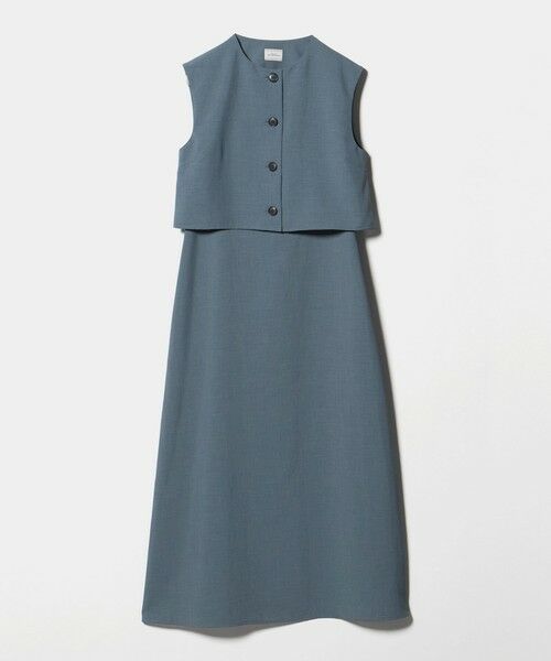 green label relaxing / グリーンレーベル リラクシング ロング・マキシ丈ワンピース | マルチウェイ ワンピース（NAVY）