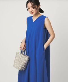 green label relaxing / グリーンレーベル リラクシング ロング・マキシ丈ワンピース | 【WEB限定】＜at ease＞カラミ ノースリーブ ワンピース
