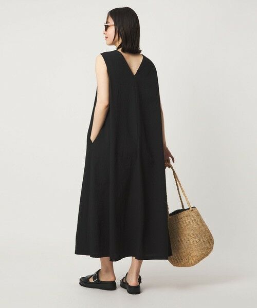 green label relaxing / グリーンレーベル リラクシング ロング・マキシ丈ワンピース | 【WEB限定】＜at ease＞カラミ ノースリーブ ワンピース | 詳細4