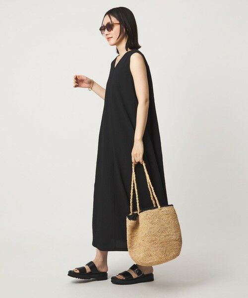 green label relaxing / グリーンレーベル リラクシング ロング・マキシ丈ワンピース | 【WEB限定】＜at ease＞カラミ ノースリーブ ワンピース | 詳細7