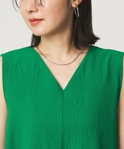green label relaxing / グリーンレーベル リラクシング ロング・マキシ丈ワンピース | 【WEB限定】＜at ease＞カラミ ノースリーブ ワンピース | 詳細18