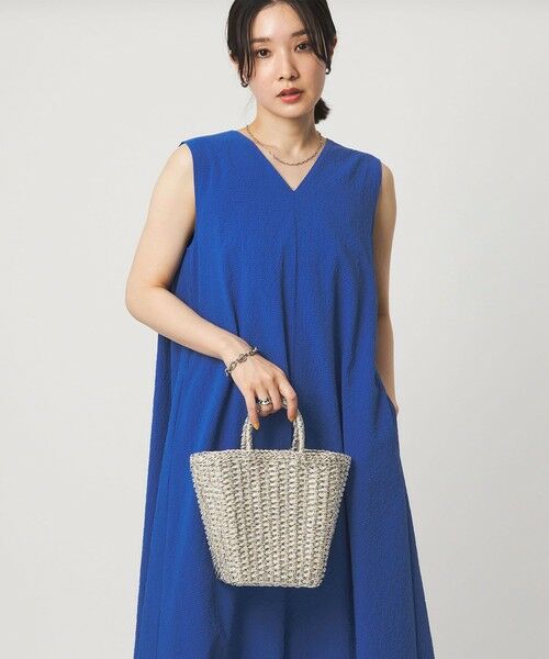 green label relaxing / グリーンレーベル リラクシング ロング・マキシ丈ワンピース | 【WEB限定】＜at ease＞カラミ ノースリーブ ワンピース | 詳細25