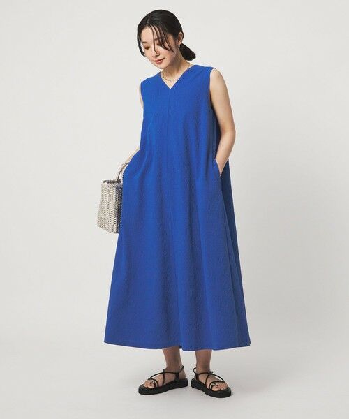 green label relaxing / グリーンレーベル リラクシング ロング・マキシ丈ワンピース | 【WEB限定】＜at ease＞カラミ ノースリーブ ワンピース | 詳細26