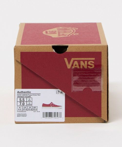 green label relaxing / グリーンレーベル リラクシング スニーカー | 【WEB限定】＜VANS＞オーセンティック ダックキャンバス スニーカー | 詳細10