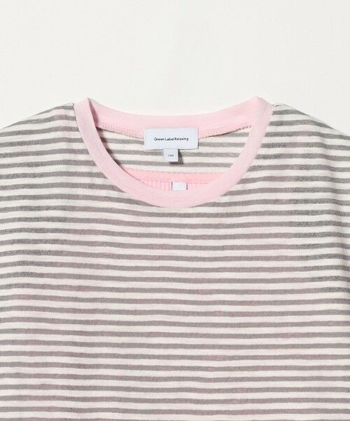 green label relaxing / グリーンレーベル リラクシング カットソー | シースルー ボーダー Tシャツ セット / キッズ 100cm-130cm | 詳細1
