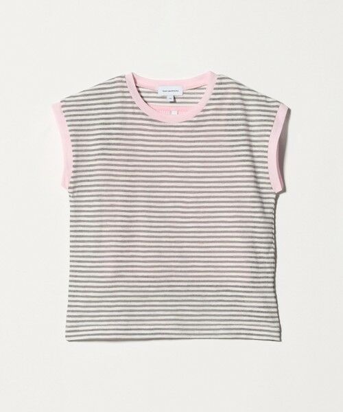 green label relaxing / グリーンレーベル リラクシング カットソー | シースルー ボーダー Tシャツ セット / キッズ 100cm-130cm(LT.GRAY)