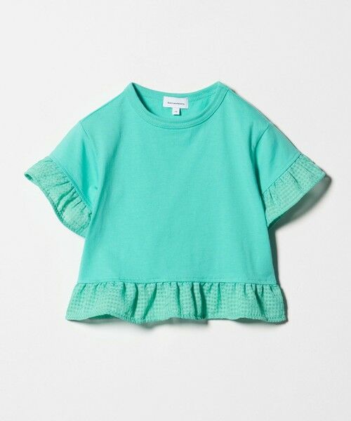 green label relaxing / グリーンレーベル リラクシング カットソー | チェック フリル Tシャツ / キッズ 100cm-130cm | 詳細13