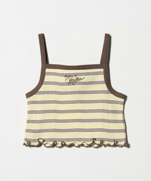 green label relaxing / グリーンレーベル リラクシング カットソー | 【別注】＜Robert P. Miller＞メロー キャミソール  /キッズ 100cm-130cm（YELLOW）