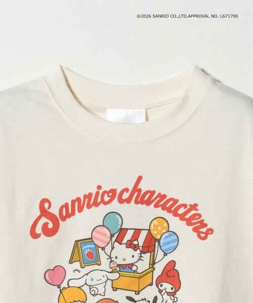 green label relaxing / グリーンレーベル リラクシング カットソー | 【別注】＜URBAMENT＞SANRIO Tシャツ / 100cm-130cm | 詳細2