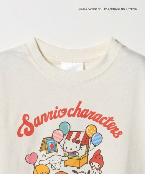 green label relaxing / グリーンレーベル リラクシング カットソー | 【別注】＜URBAMENT＞SANRIO Tシャツ / 100cm-130cm | 詳細7