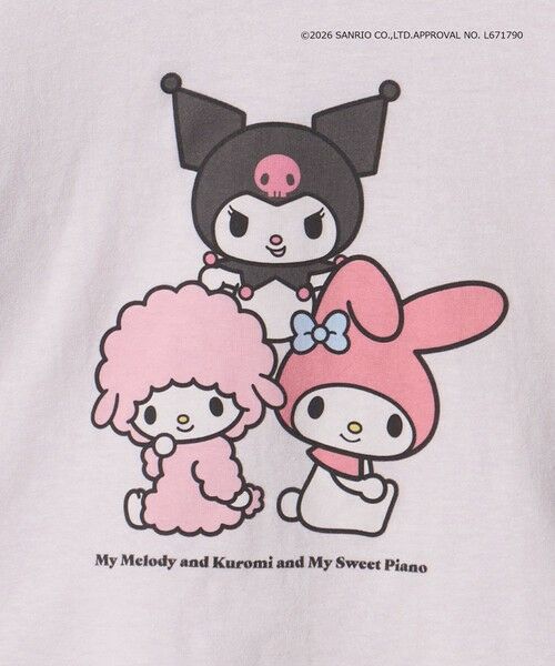 green label relaxing / グリーンレーベル リラクシング カットソー | 【別注】＜URBAMENT＞SANRIO Tシャツ / 100cm-130cm | 詳細11