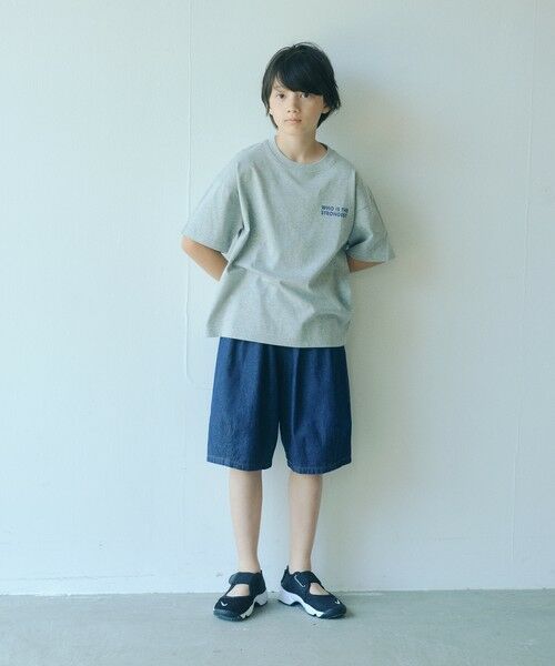 green label relaxing / グリーンレーベル リラクシング ショート・ハーフ・半端丈パンツ | デニム バルーン ハーフ パンツ / キッズ 100cm-160cm | 詳細7