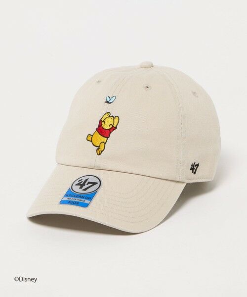 green label relaxing / グリーンレーベル リラクシング キャップ | 【WEB限定】＜’47＞ディズニー キャップ / キッズ（OFF WHITE）