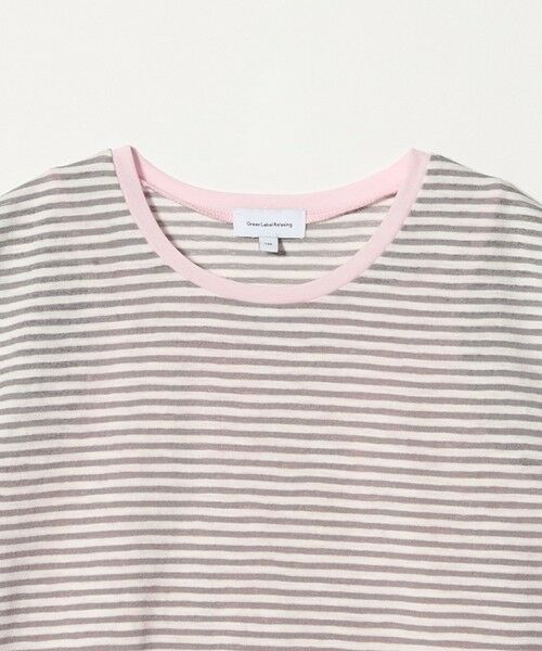 green label relaxing / グリーンレーベル リラクシング カットソー | シースルー ボーダー Tシャツ セット / キッズ 140cm-160cm | 詳細1
