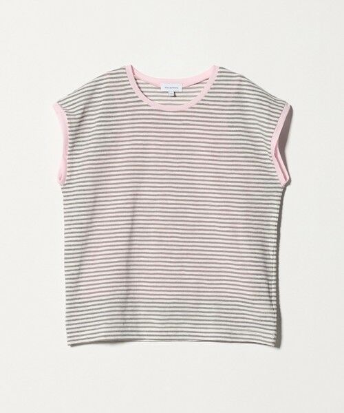 green label relaxing / グリーンレーベル リラクシング カットソー | シースルー ボーダー Tシャツ セット / キッズ 140cm-160cm(LT.GRAY)